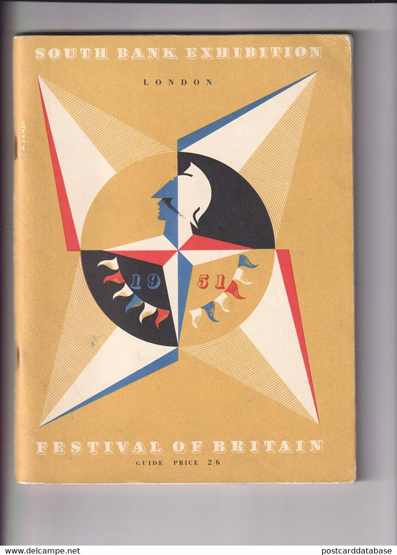 South Bank Exhibition London 1951 Festival Of Britain - Guide - 96 Pages + Extra Publicity Pages - Unclassified