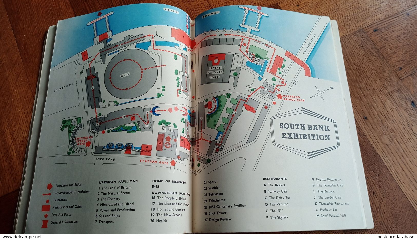 South Bank Exhibition London 1951 Festival Of Britain - Guide - 96 Pages + Extra Publicity Pages - Ohne Zuordnung