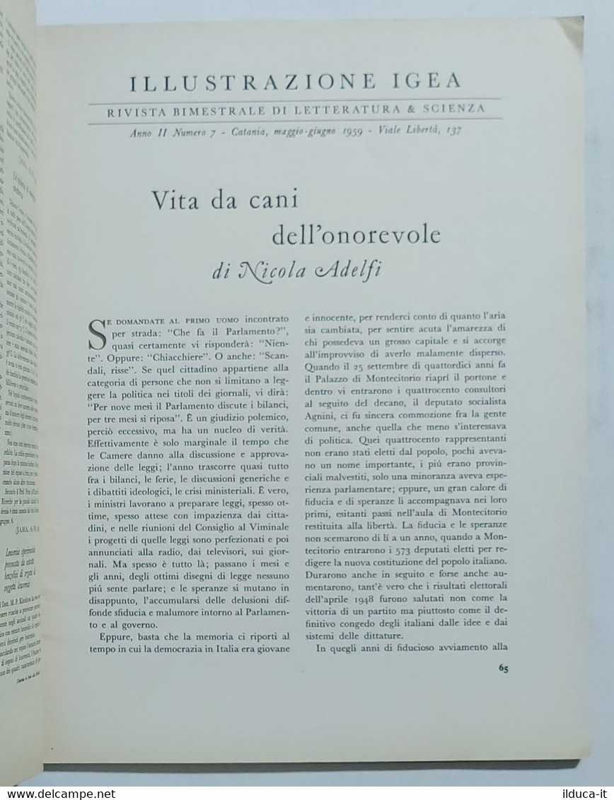 88543 ILLUSTRAZIONE IGEA - Lederle A.II Nr 7 1959 - Art, Design, Décoration