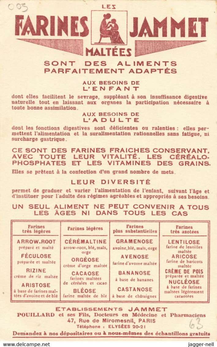 Lot de 23 CPA Jean DROIT- publicitaire JAMMET Pouillard&fils farines Les vieilles Provinces de France -