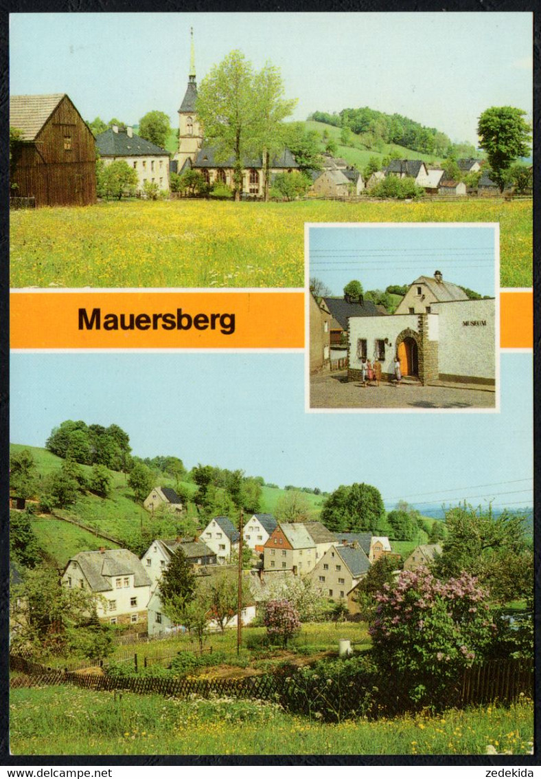 F5787 - TOP Mauersberg Museum Kirche - Verlag Bild Und Heimat Reichenbach - Marienberg