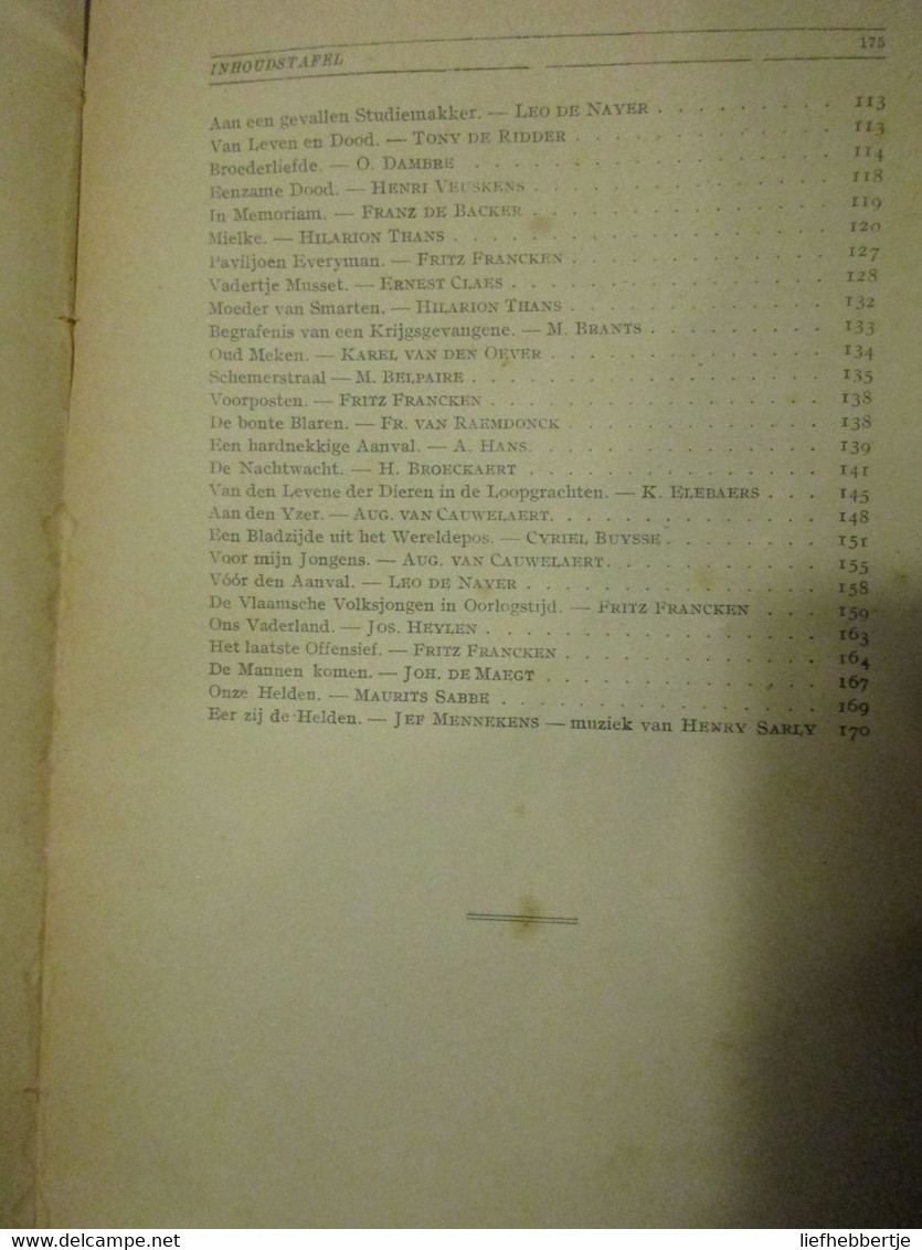 Vlaamsche Oorlogsliteratuur - Door O. Van Hauwaert - 1924 - Oorlog 1914-1918 - War 1914-18