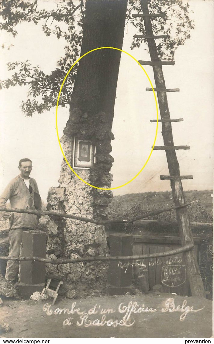 Tombe D'un Officier Belge à RABOSEE - Blégny