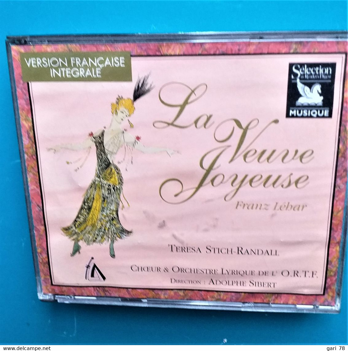 2 CD - LA VEUVE JOYEUSE De Franz LEHAR, Choeur Et Orchestre Lyrique De L'ORTF. Version Française Intégrale - Opéra & Opérette