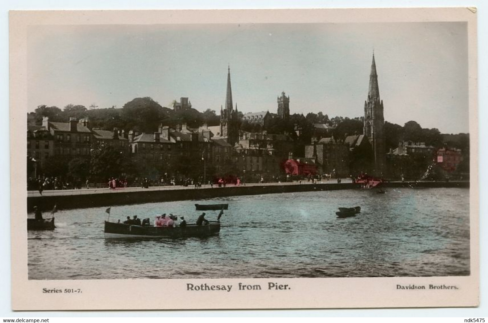 ISLE OF BUTE : ROTHESAY FROM PIER - Bute