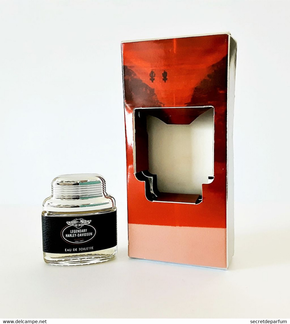 Miniatures De Parfum  LEGENDARY HARLEY DAVIDSON    EDT 5   Ml  + BOITE - Miniatures Hommes (avec Boite)