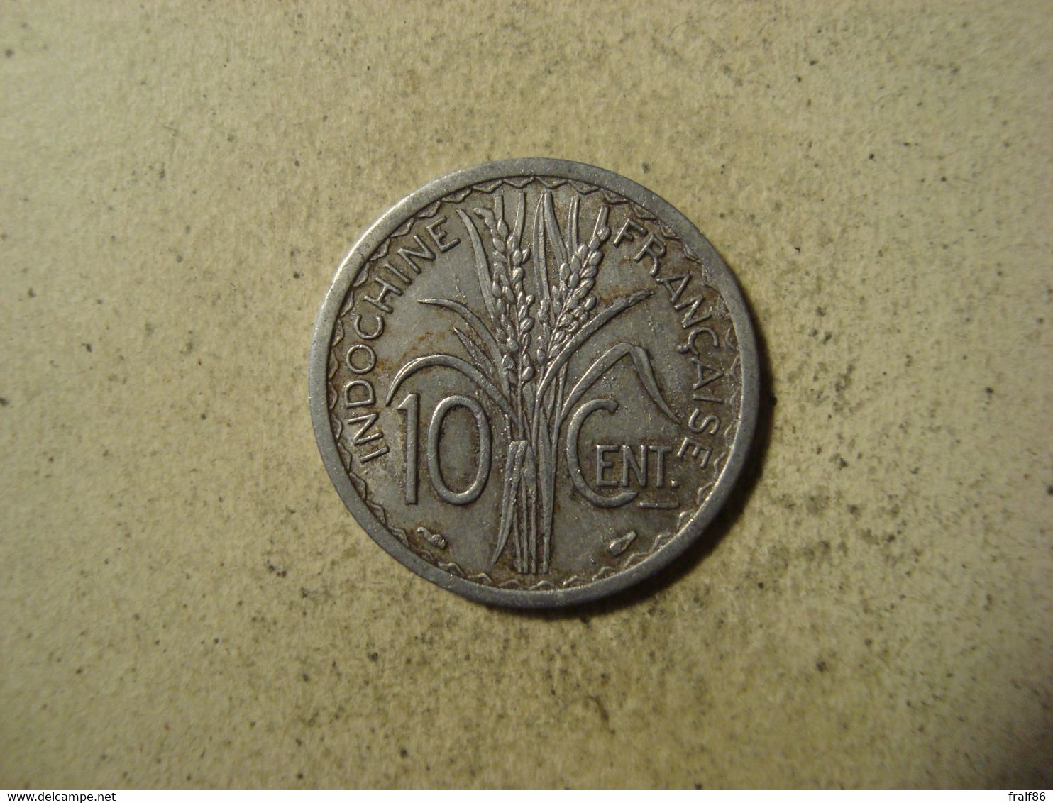 MONNAIE INDOCHINE 10 CENTIMES 1945 - Französisch-Indochina