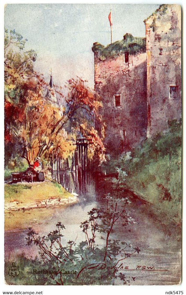 ISLE OF BUTE : ROTHESAY CASTLE / ARTIST CARD - DOUGLAS - Bute