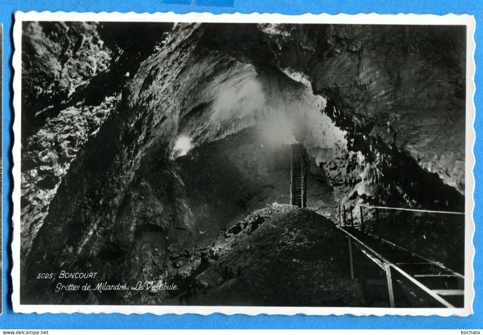 J421, Boncourt, Grottes De Milandre, Le Vestibule, 5025, Perrochet Phototypie, Non Circulée - Boncourt