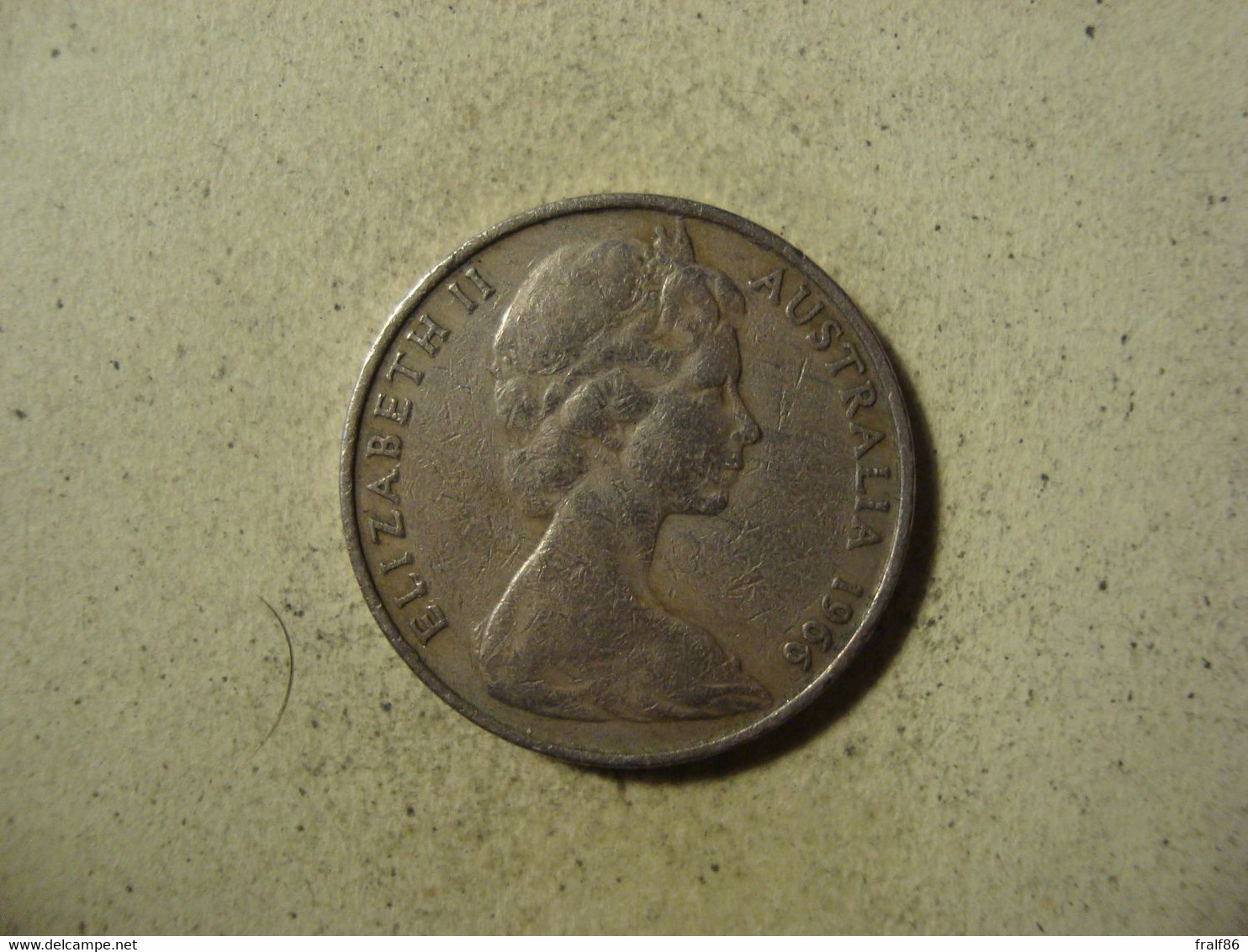 MONNAIE AUSTRALIE 20 CENTS 1966 - 20 Cents