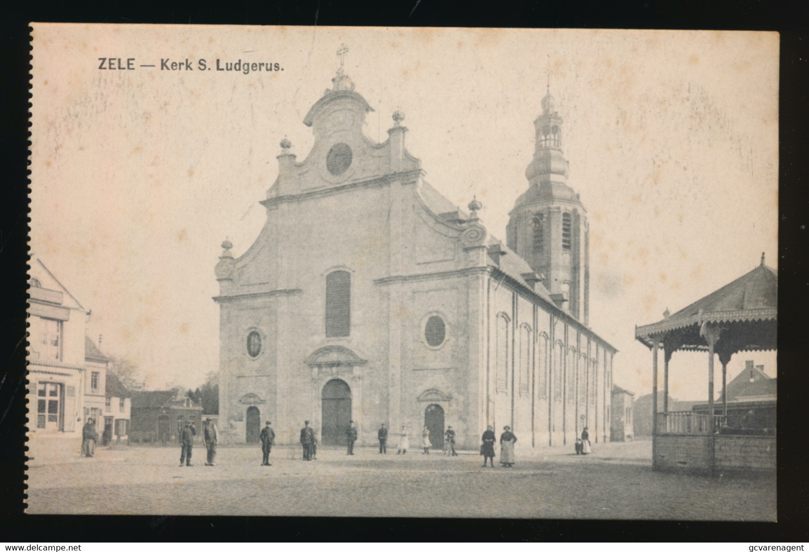 ZELE  KERK S.LUDGERUS     2 SCANS - Zele