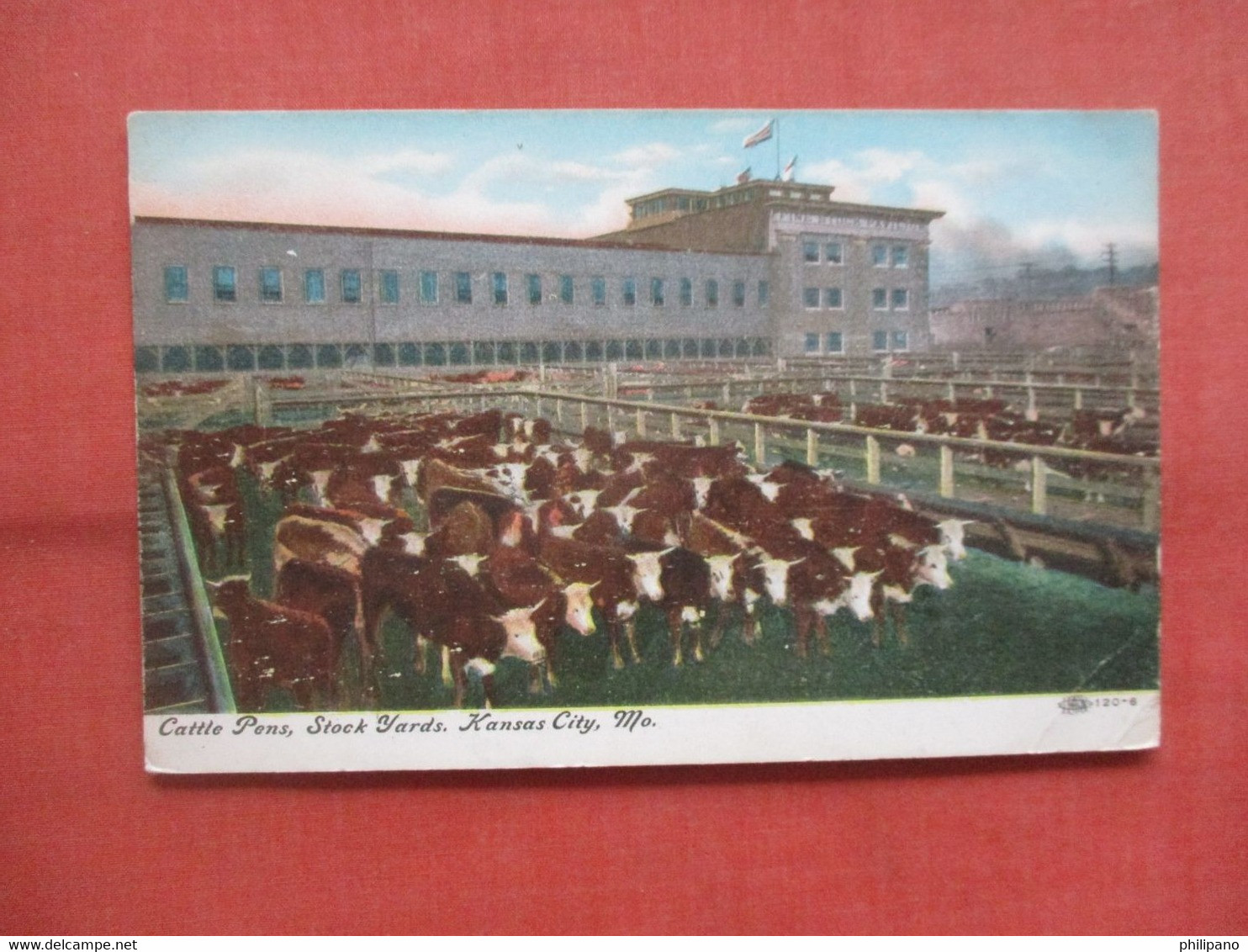 Cattle Pens. Stock Yards Kansas City –  Missouri   Ref 5452 - Kansas City – Missouri