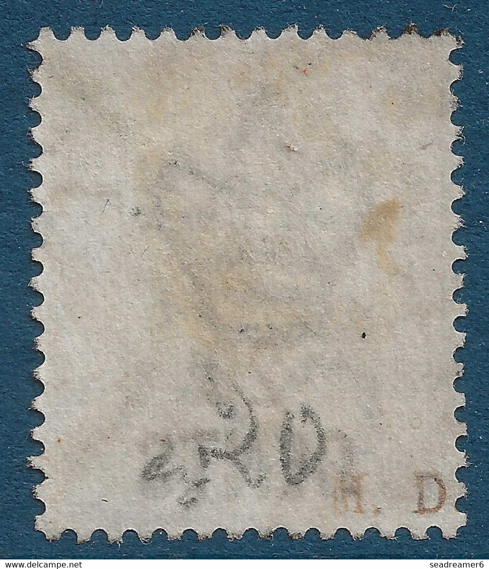 HONG KONG Victoria N°49 20c Sur 30 Cents Vert Oblitéré Dateur De HONG KONG  TTB - Usados