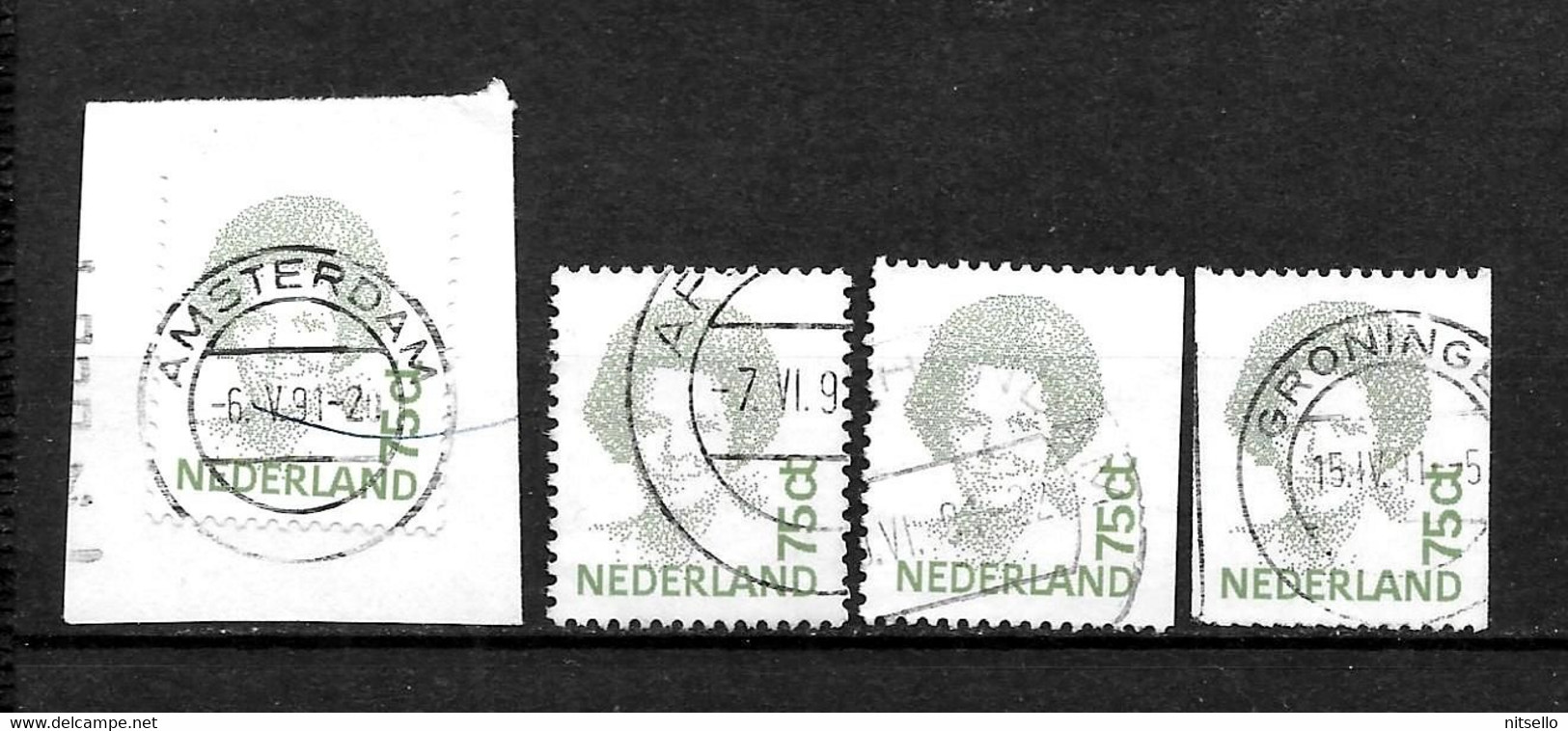 LOTE 2231  ///  HOLANDA   YVERT Nº: 1372  VARIEDAD DE DENTADO Y MATASELLOS    ¡¡¡ OFERTA - LIQUIDATION - JE LIQUIDE !!! - Used Stamps