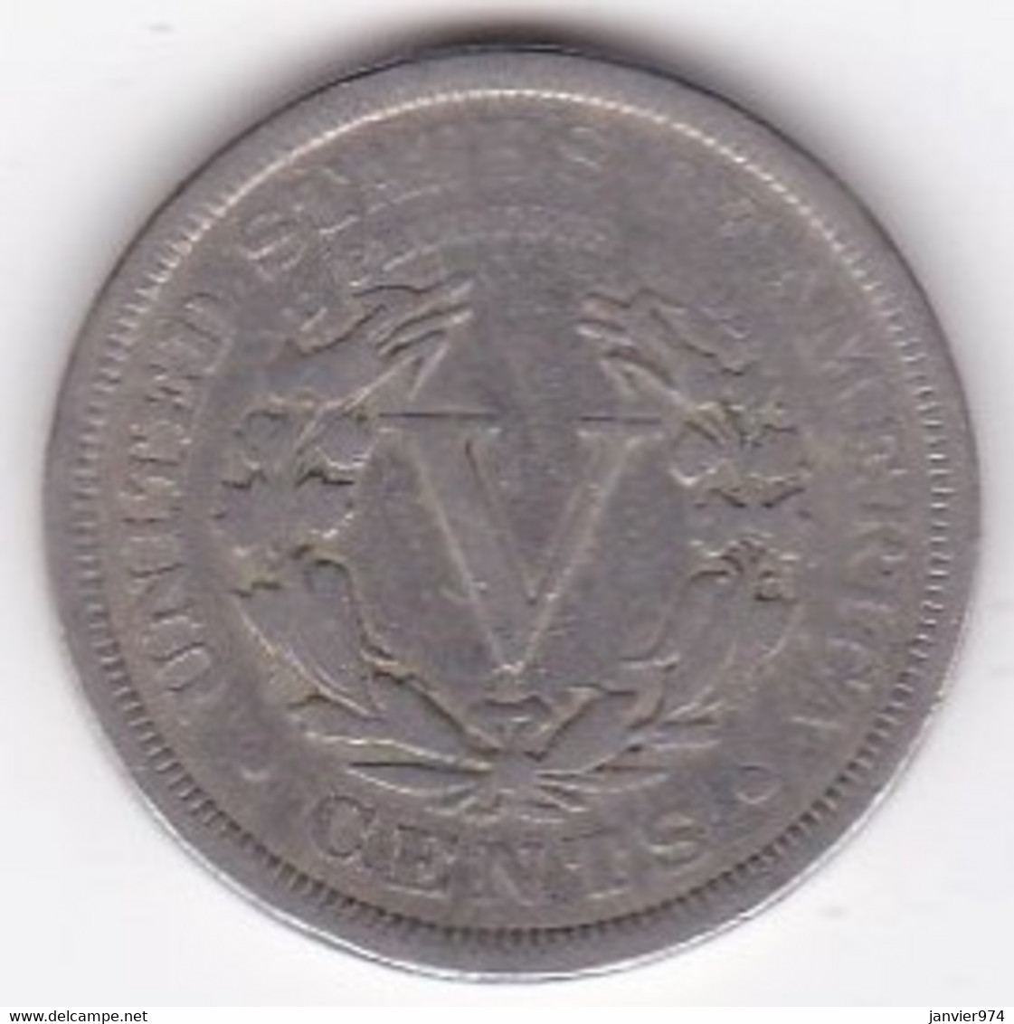 Etats-Unis . Five Cent 1905 . Liberty, En Nickel - 1883-1913: Liberty (Liberté)