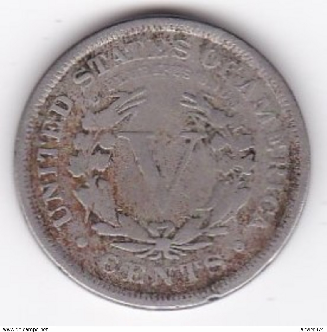 Etats-Unis . Five Cent 1908 . Liberty, En Nickel - 1883-1913: Liberty