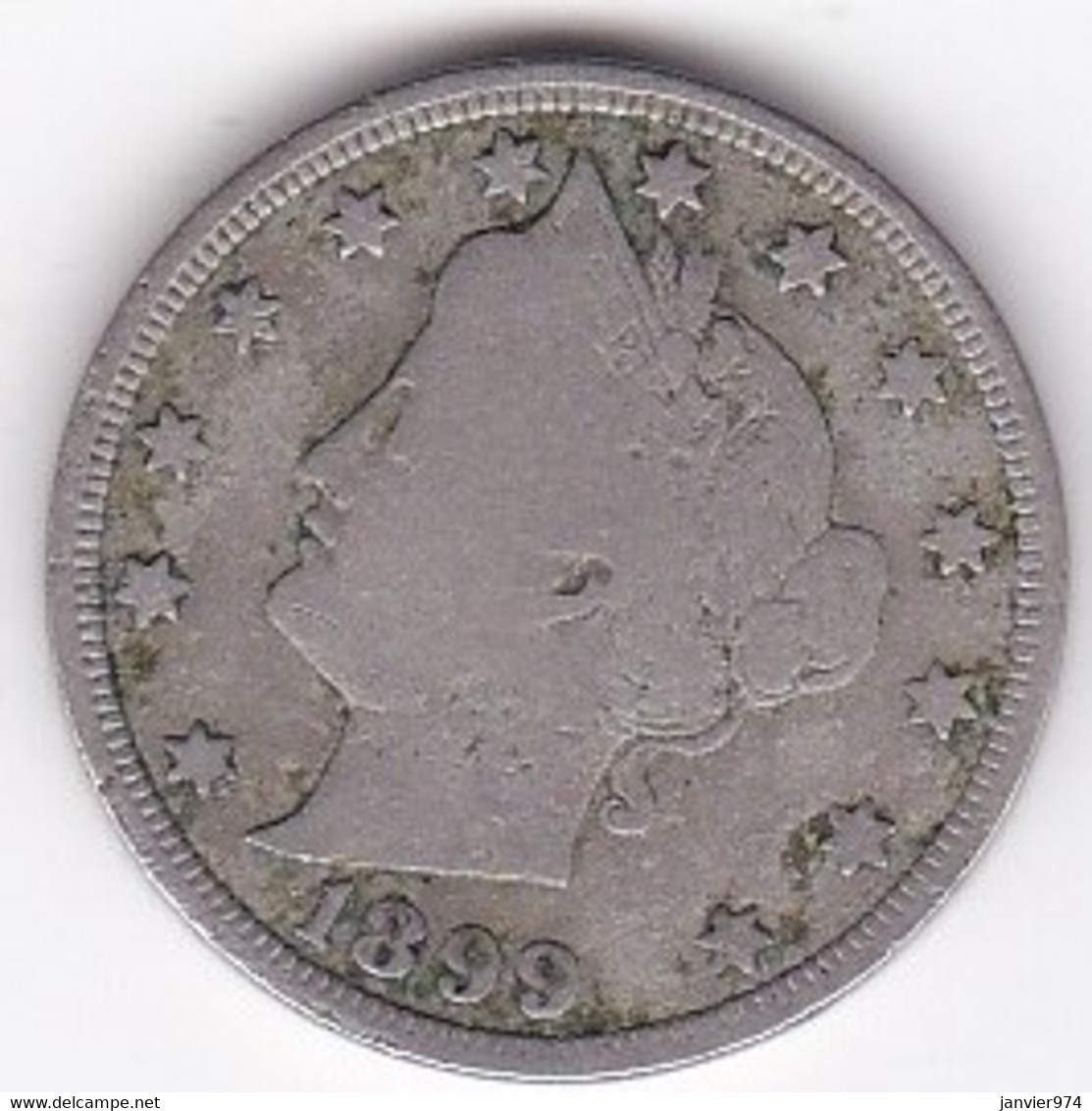 Etats-Unis . Five Cent 1899 . Liberty, En Nickel - 1883-1913: Liberty