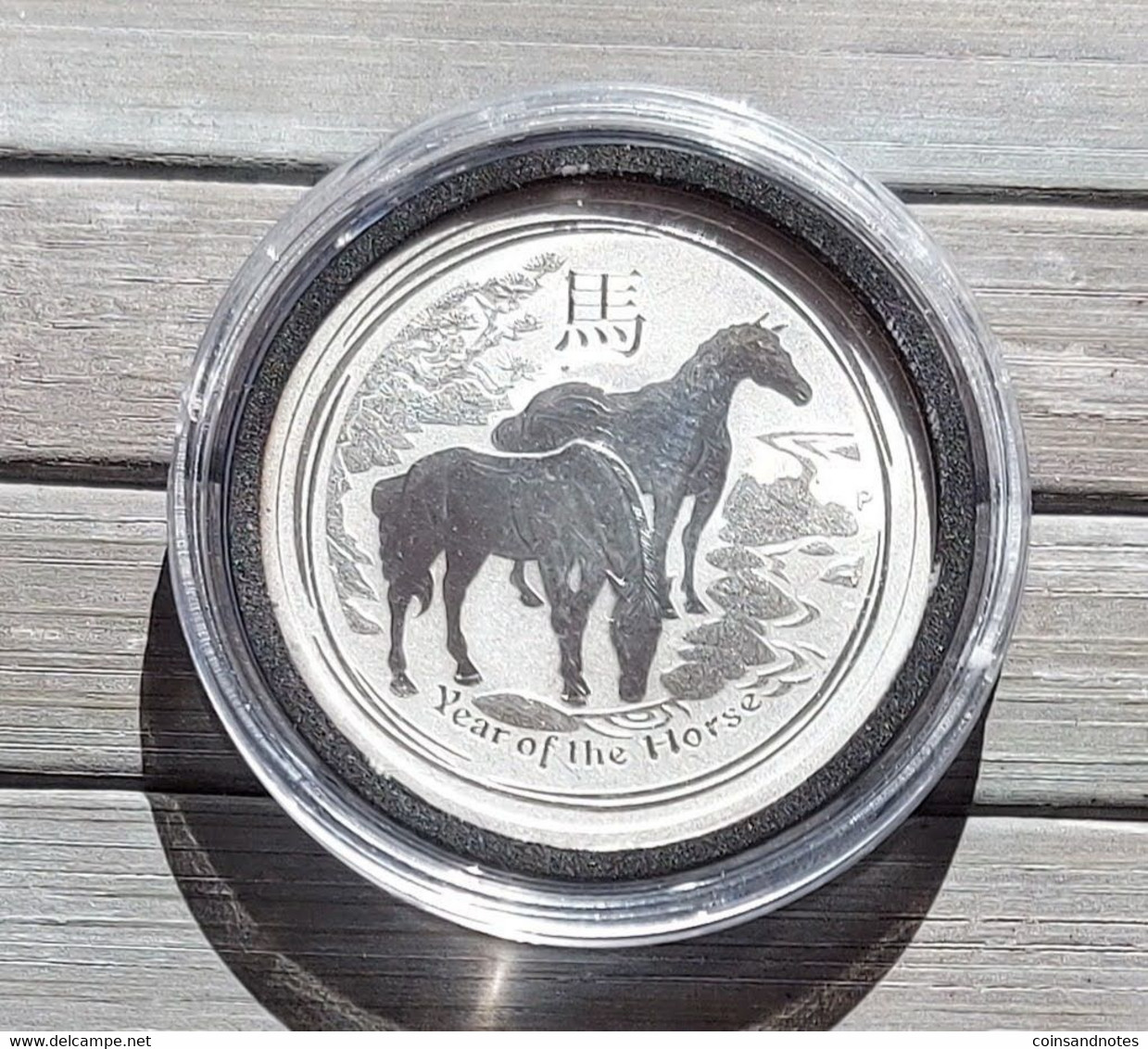 Australia 2014 - ½ Ounce Silver 50 Cents - Year Of The Horse - KM# 2110 - UNC & Sealed - Sammlungen