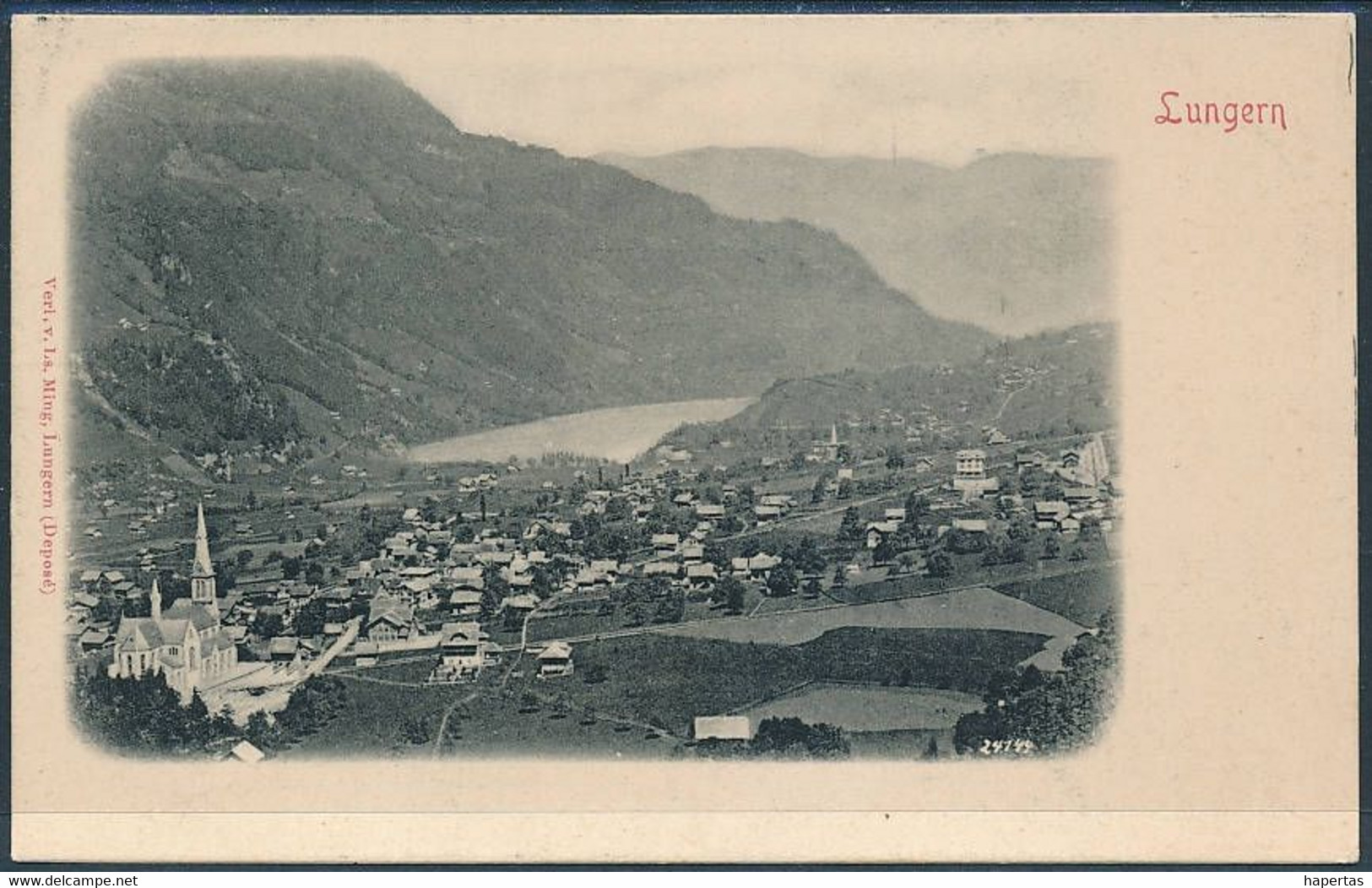 Lungern, Panorama View - Undivided Back - Lungern