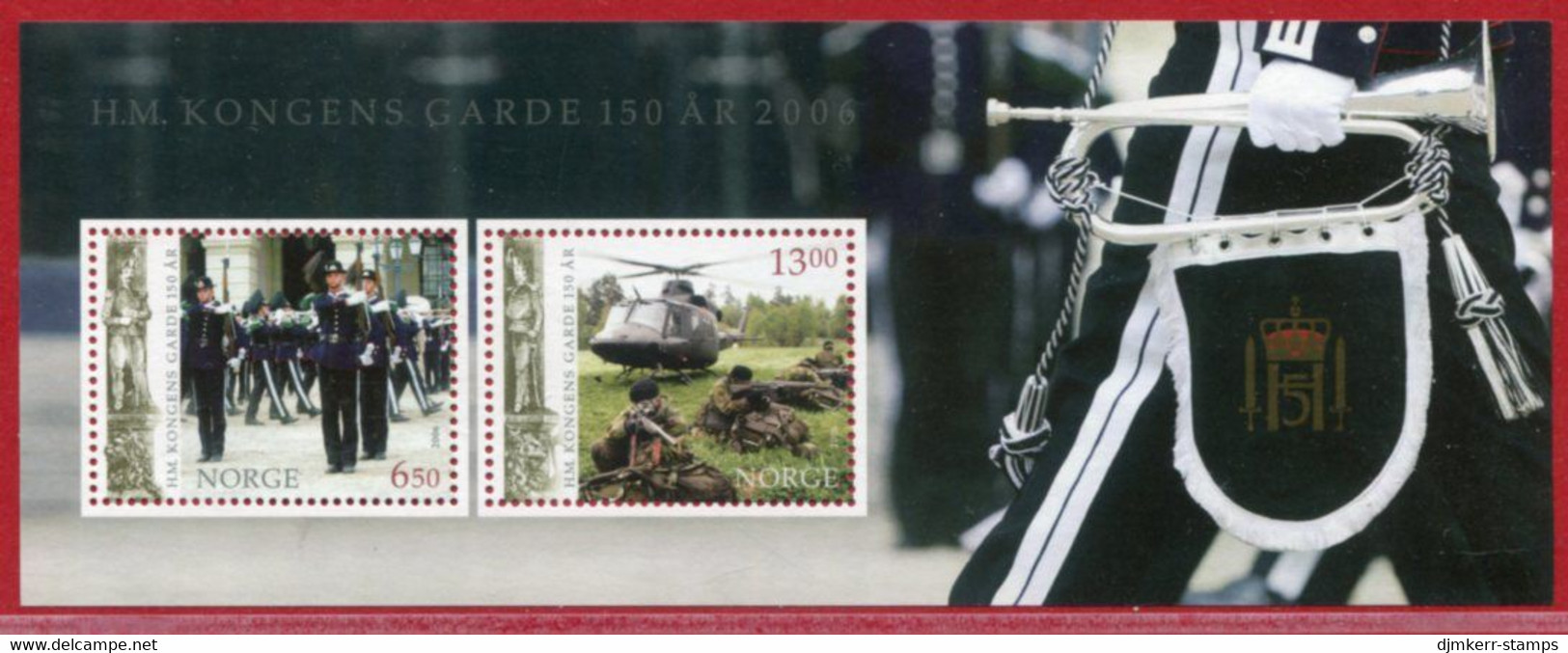 NORWAY 2006 Royal Guard Anniversary Block MNH / **.  Michel Block 32 - Ungebraucht