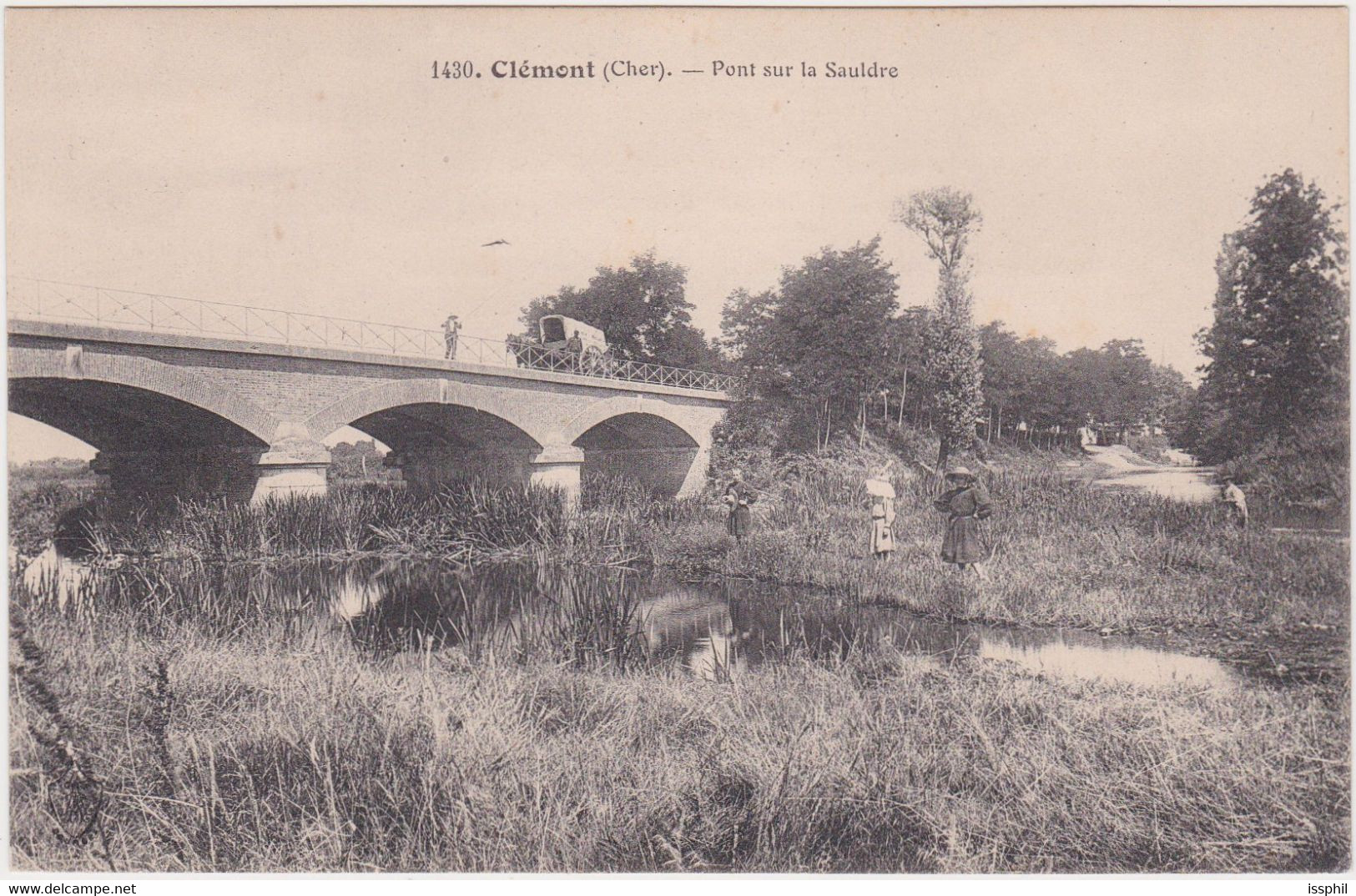 Clémont (Cher) Pont Sur La Sauldre - Clémont