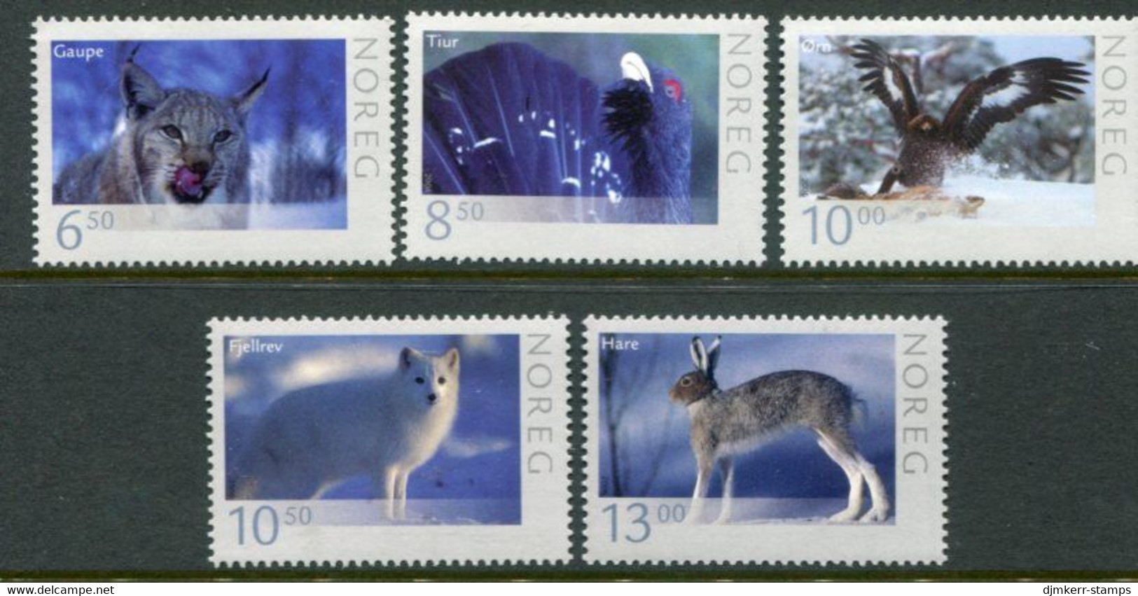 NORWAY 2006 Wild Animals  MNH / **.  Michel  1573-77 - Unused Stamps