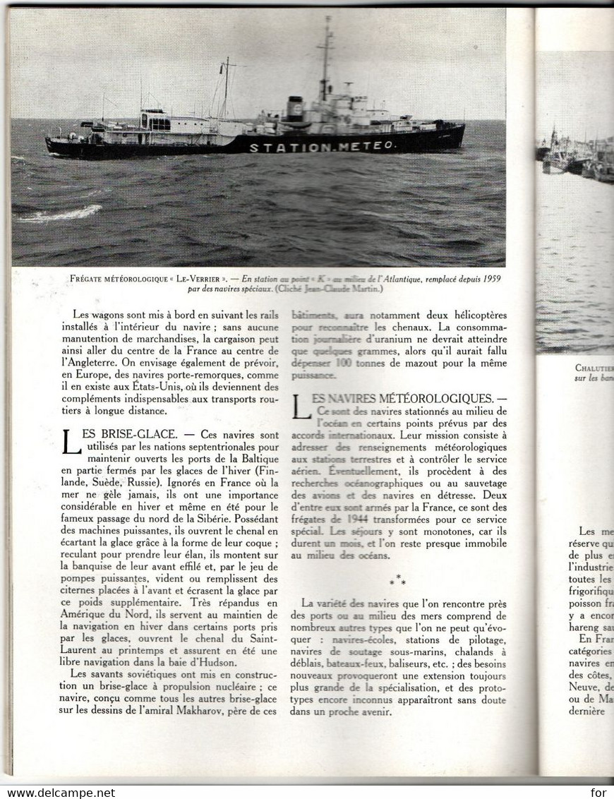 Livre : Bateau : " les Navires " : Encyclopédie par l'image - Hachette : 64 Pages : Photos - Bateaux - Guerre - Pêche...