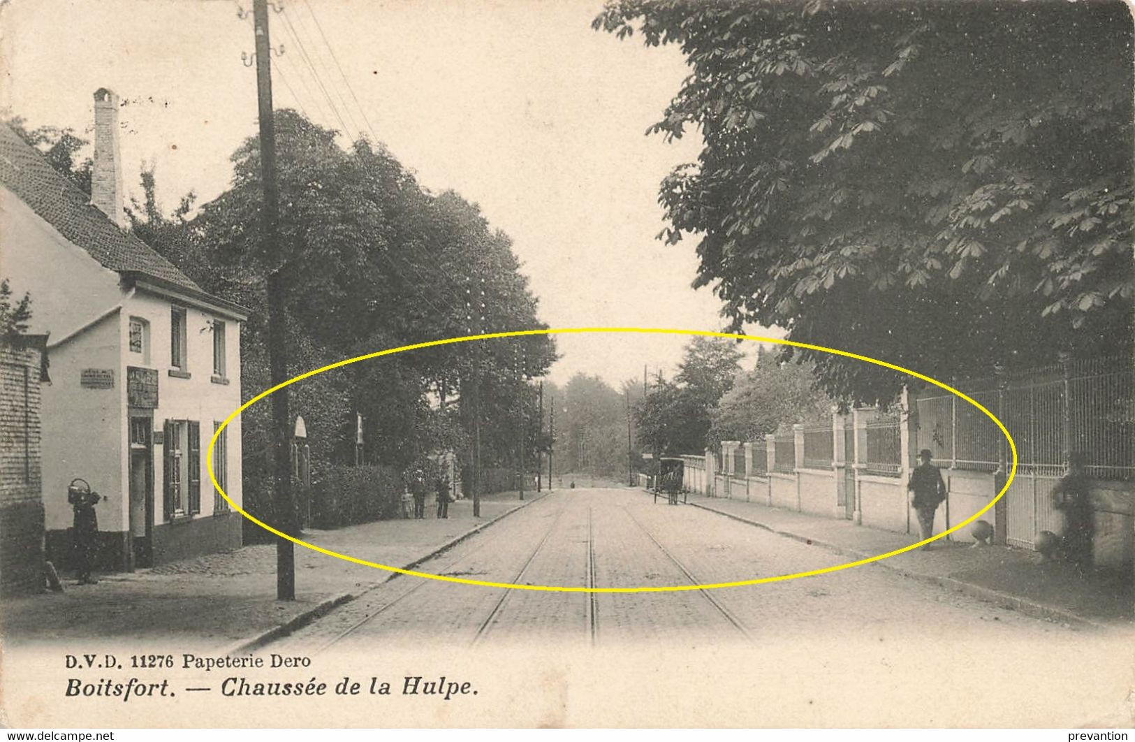 BOITSFORT - Chaussée De La Hulpe - Carte Circulé En 1909 - Watermael-Boitsfort - Watermaal-Bosvoorde