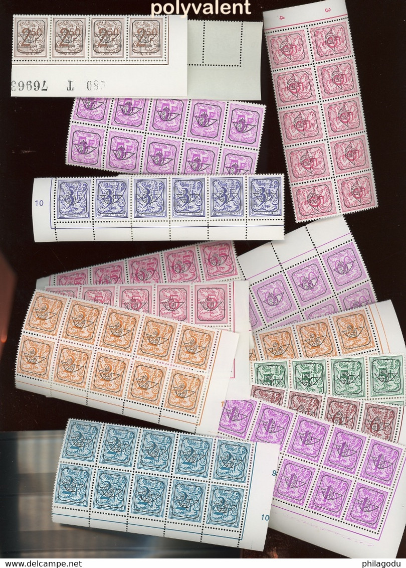 Par 10 X. Faciale 425-francs Tous ** - Typografisch 1967-85 (Leeuw Met Banderole)