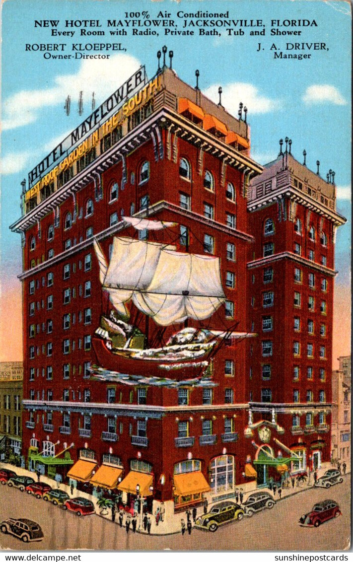 Florida Jacksonville The New Mayflower Hotel 1949 - Jacksonville