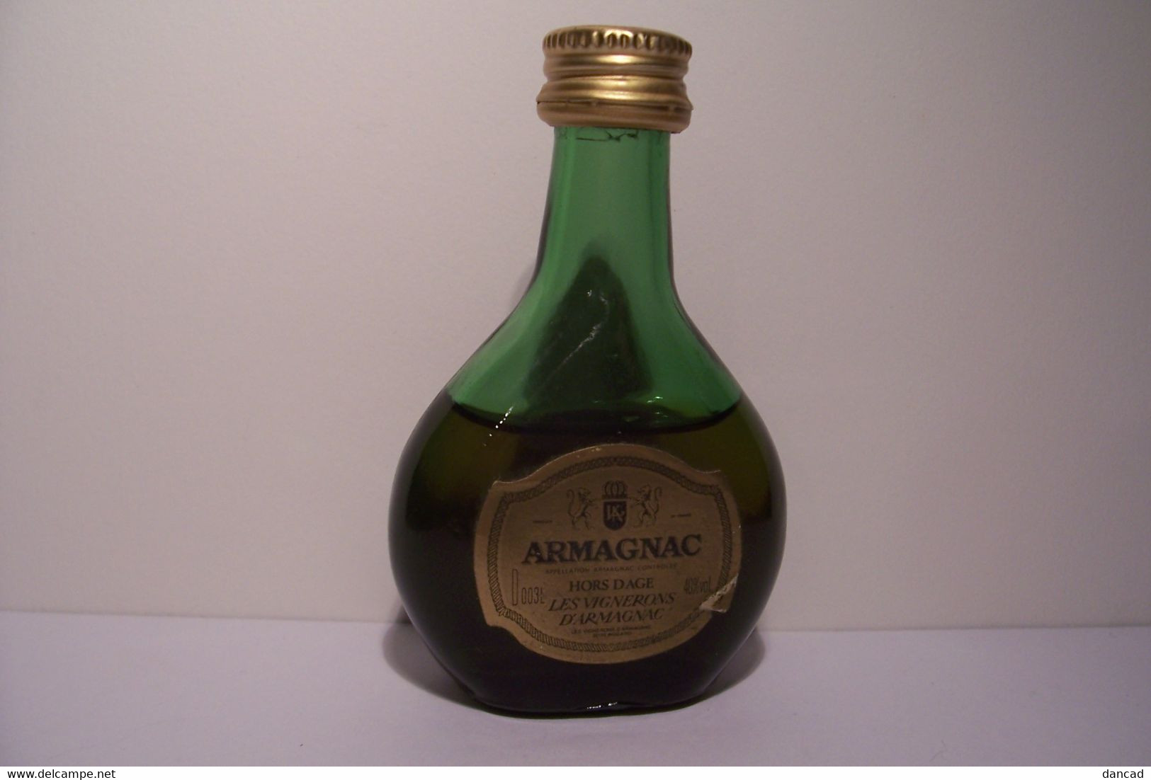 MIGNONNETTE  - ARMAGNAC  Hors D'Age - Les Vignerons  D'Armagnac - - Miniature