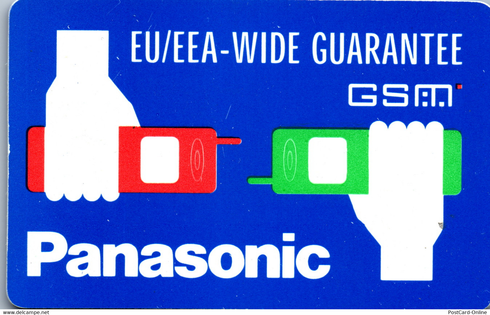 29012 -  - Panasonic Garantie Karte GSM , EU/EEA Wide Guarantee Card - Unknown Origin