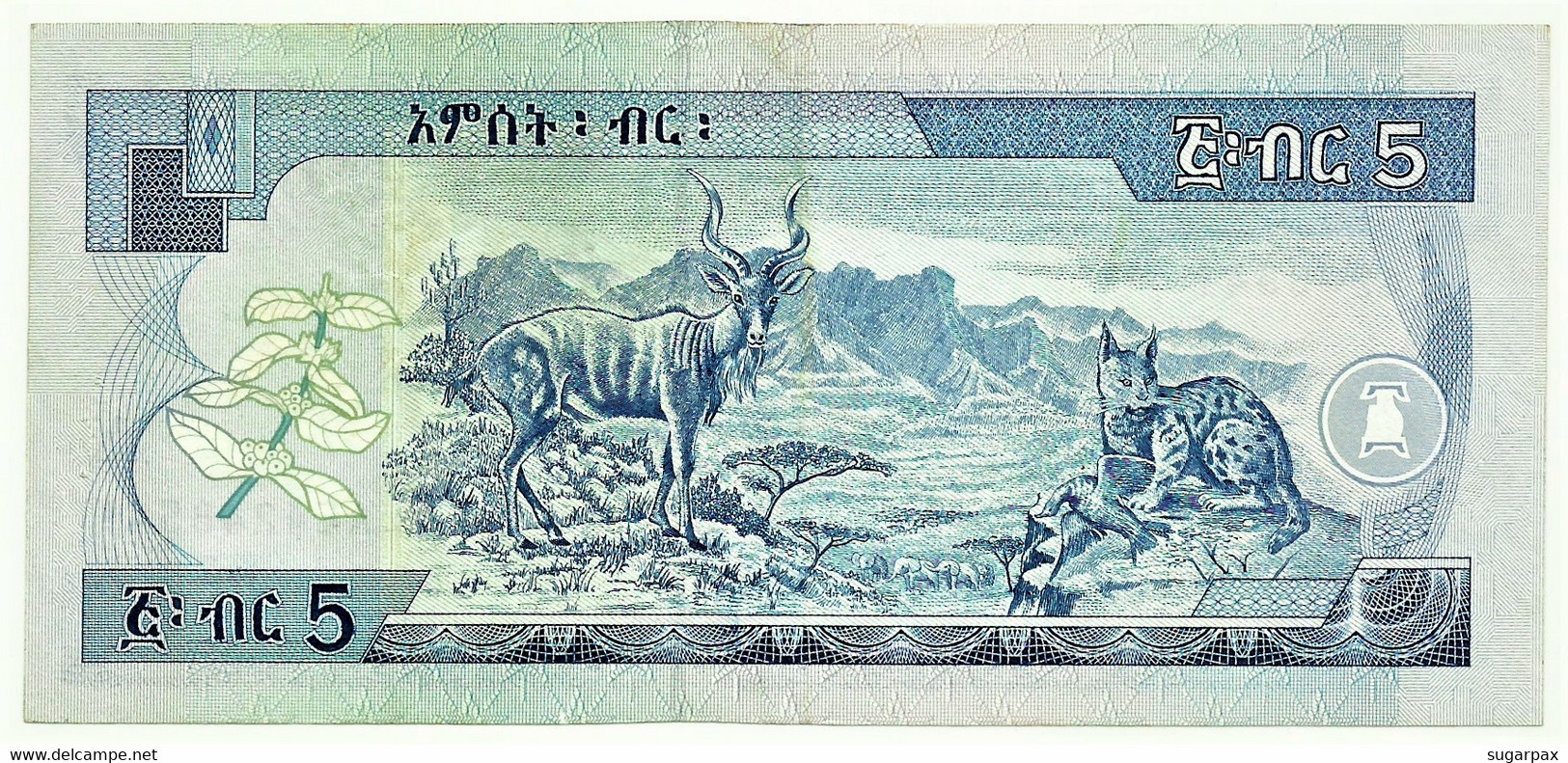 Ethiopia - 5 Birr - 1997 / EE 1989 - Pick 47.a - Sign. 5 - Aethiopien