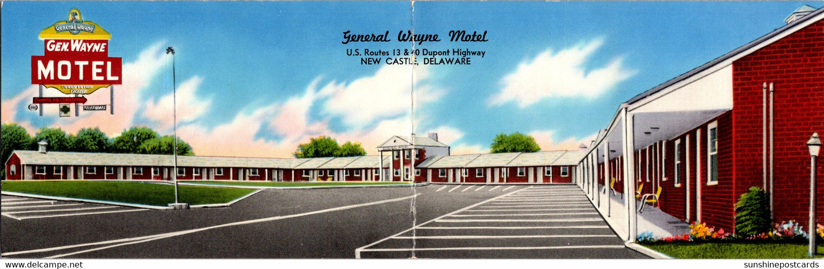 Delaware New Castle General Wayne Motel Bi-Fold - Other & Unclassified