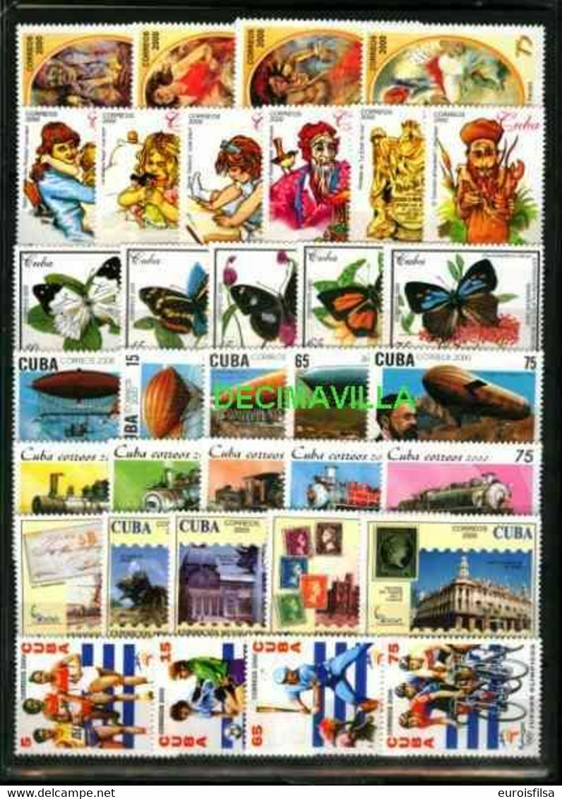 CUBA/KUBA 2000, AÑO NUEVO Y COMPLETO, MNH - Komplette Jahrgänge