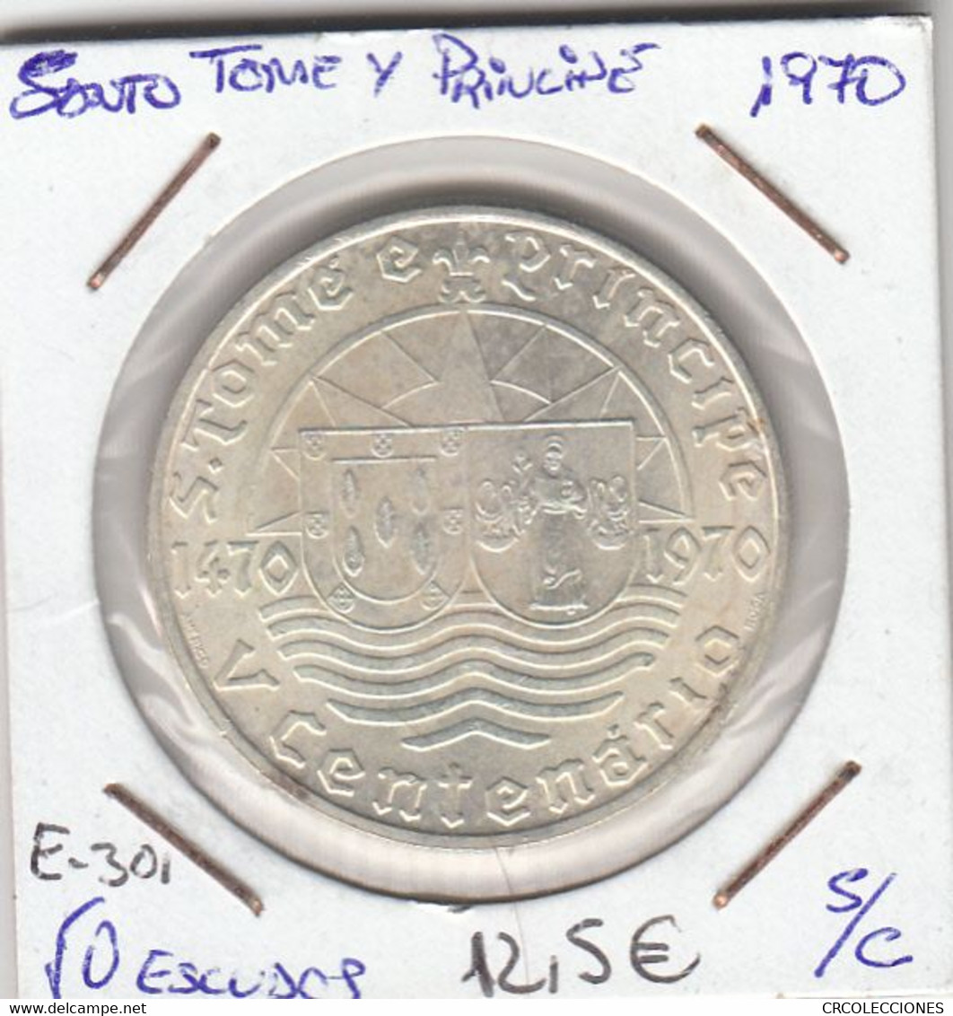 E0301 MONEDA SANTO THOME Y PRINCIPE 50 ESCUDOS 1970 SIN CIRCULAR 12,5 - Sao Tome En Principe