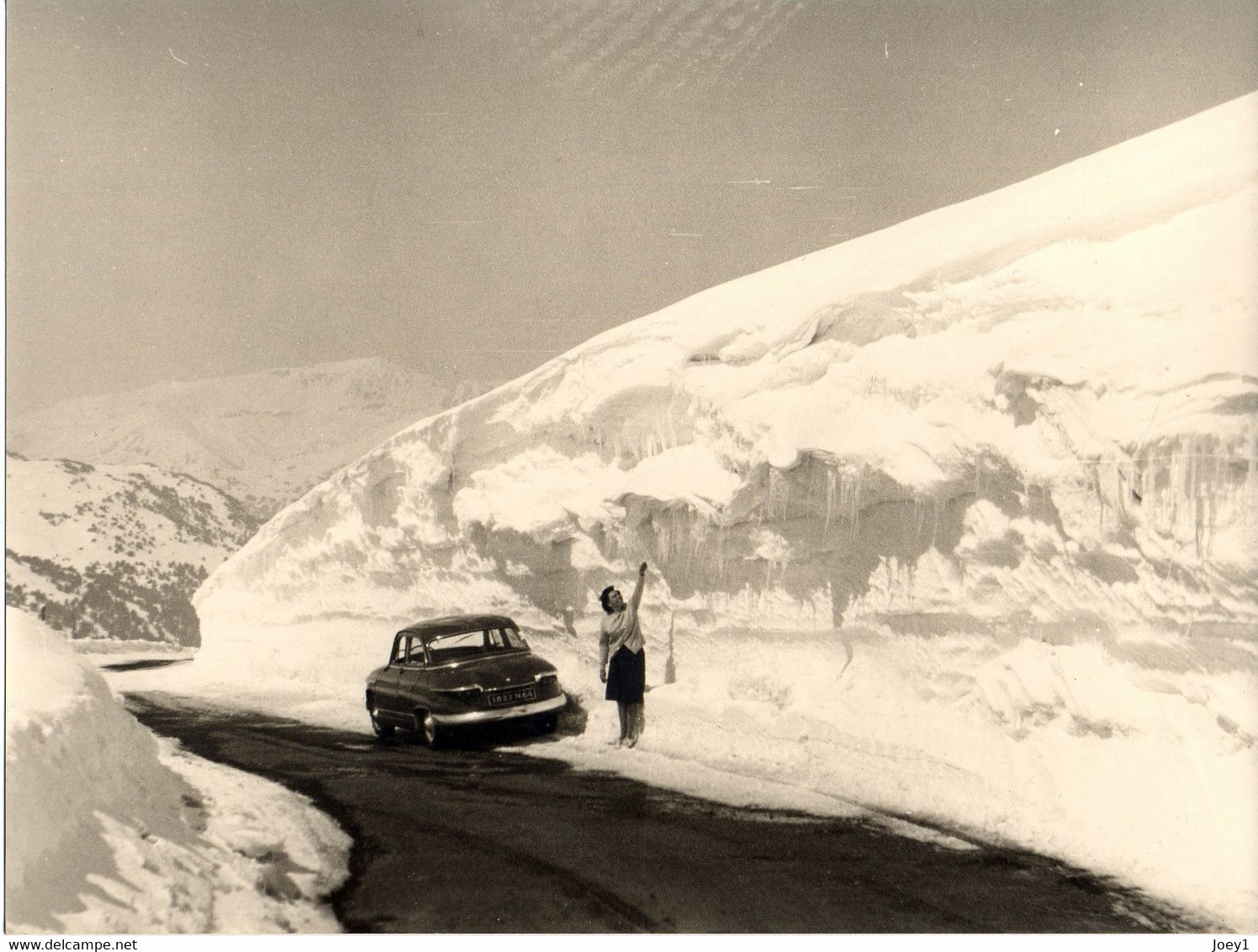 Photo Du Port D Envalira En 1962, Le Plus Haut Col Routier Des Pyrénées En Andorre à 2406 M.18/24 - Places