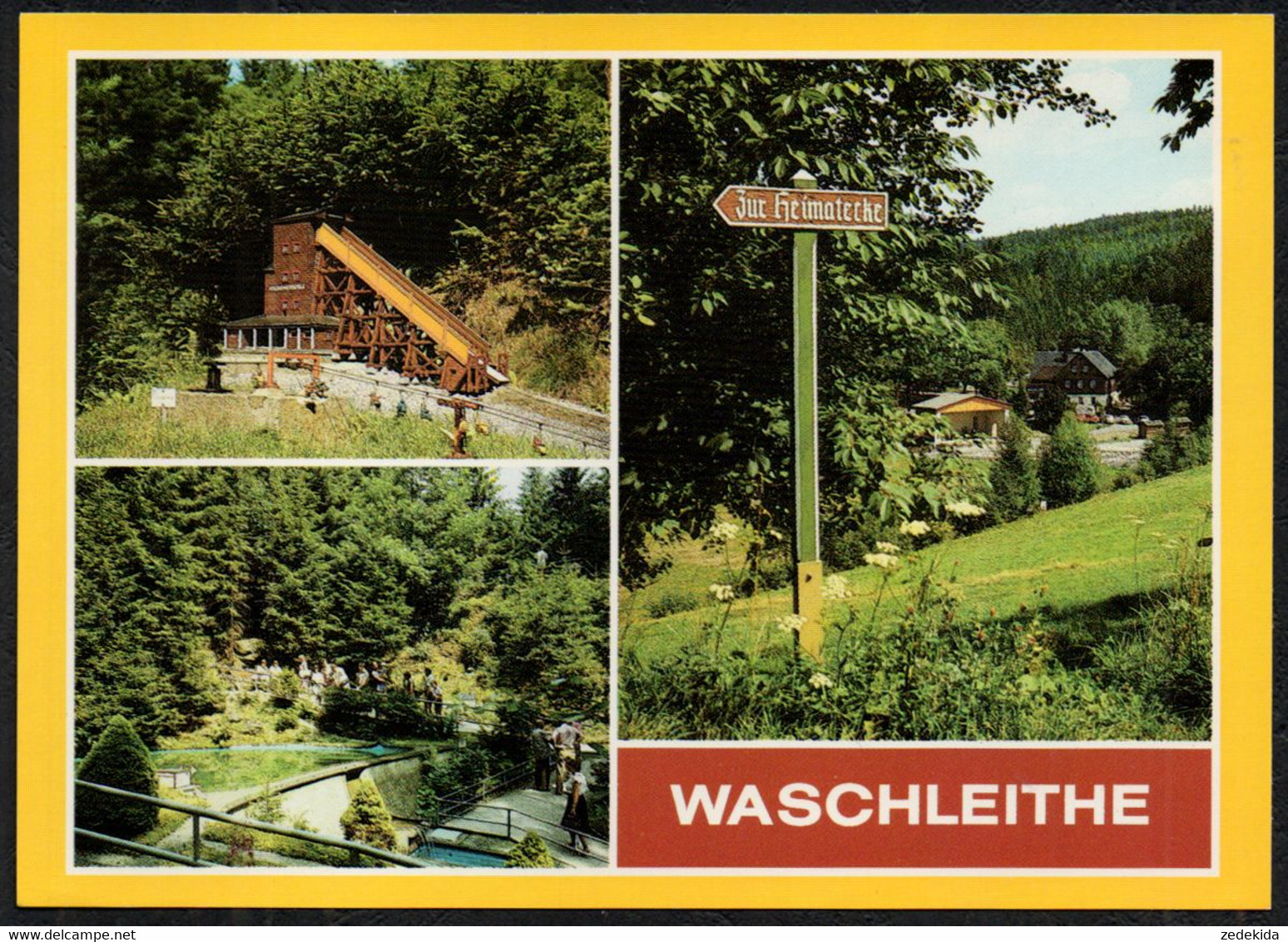 F5807 - TOP Waschleithe Gaststätte Osterlamm - Verlag Bild Und Heimat Reichenbach - Schwarzenberg (Erzgeb.)
