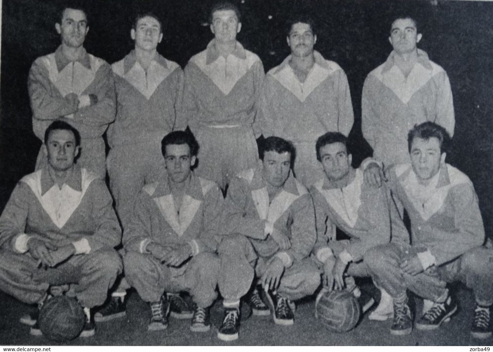 Basket RACING CLUB DE FRANCE 1954 - Andere & Zonder Classificatie