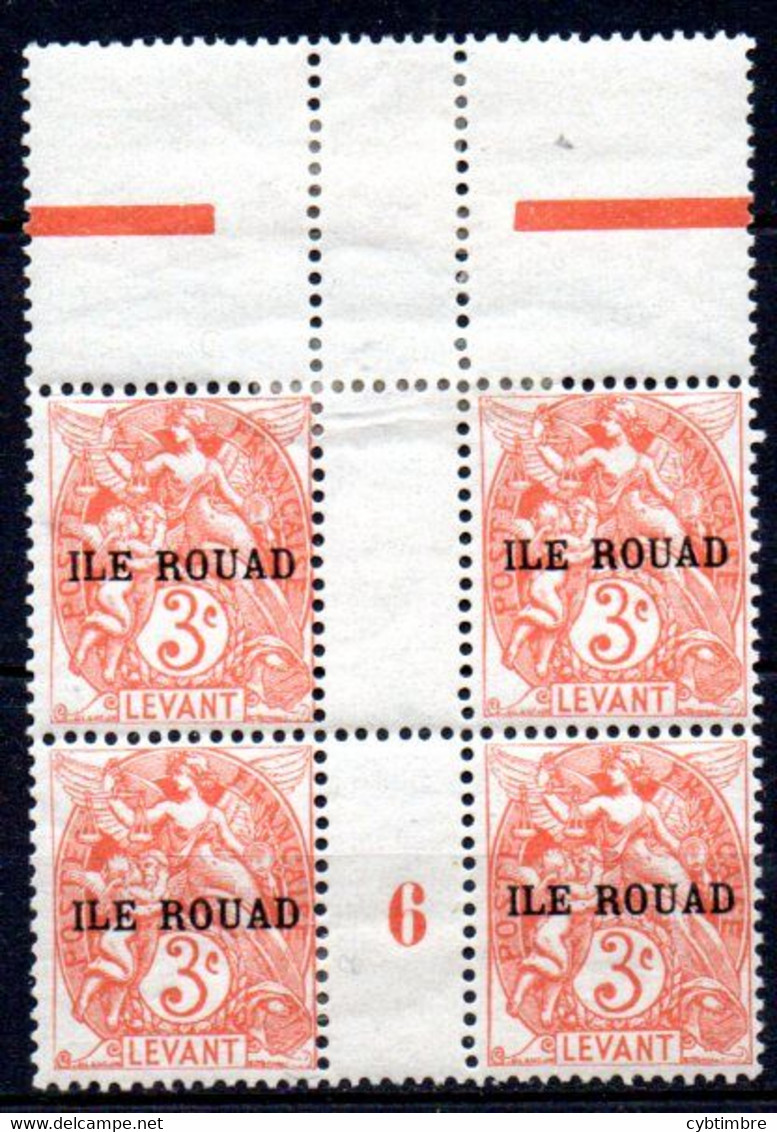 Rouad: Yvert N° 6*; Millesime 6; Type "Blanc"; Consolidé - Unused Stamps