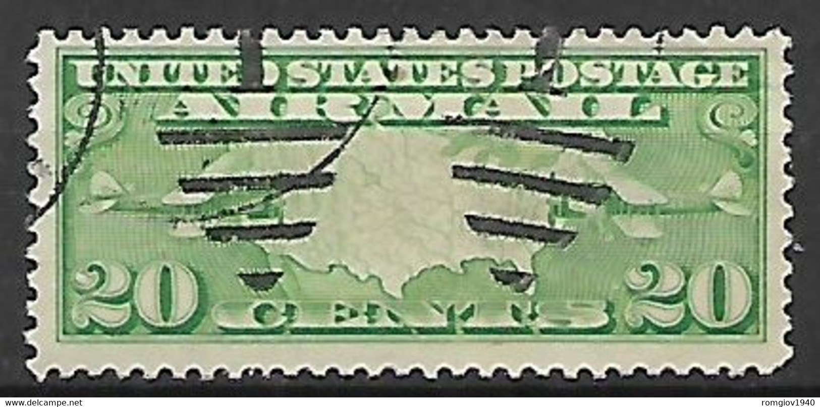 STATI UNITI D'AMERICA 1926-27 POSTA AEREA EMESSI CON NUOVE TARIFFE UNIF. 9 USATO VF - 1a. 1918-1940 Used