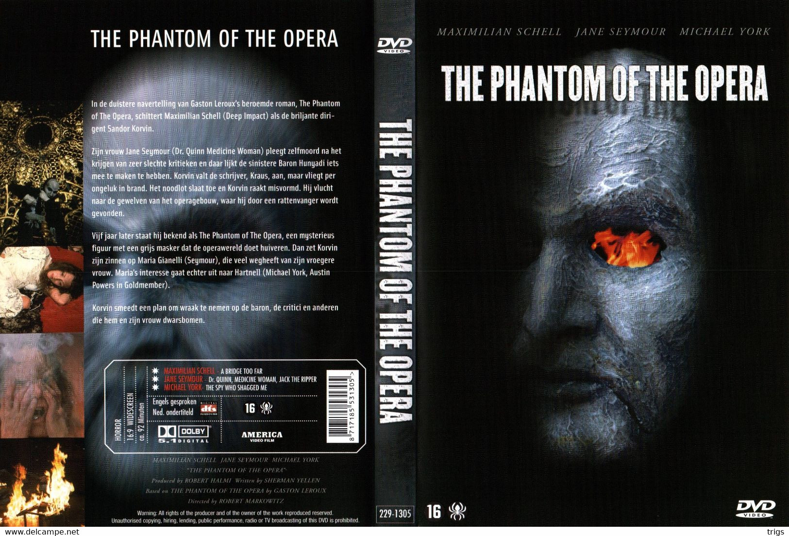 DVD - The Phantom Of The Opera - Horreur