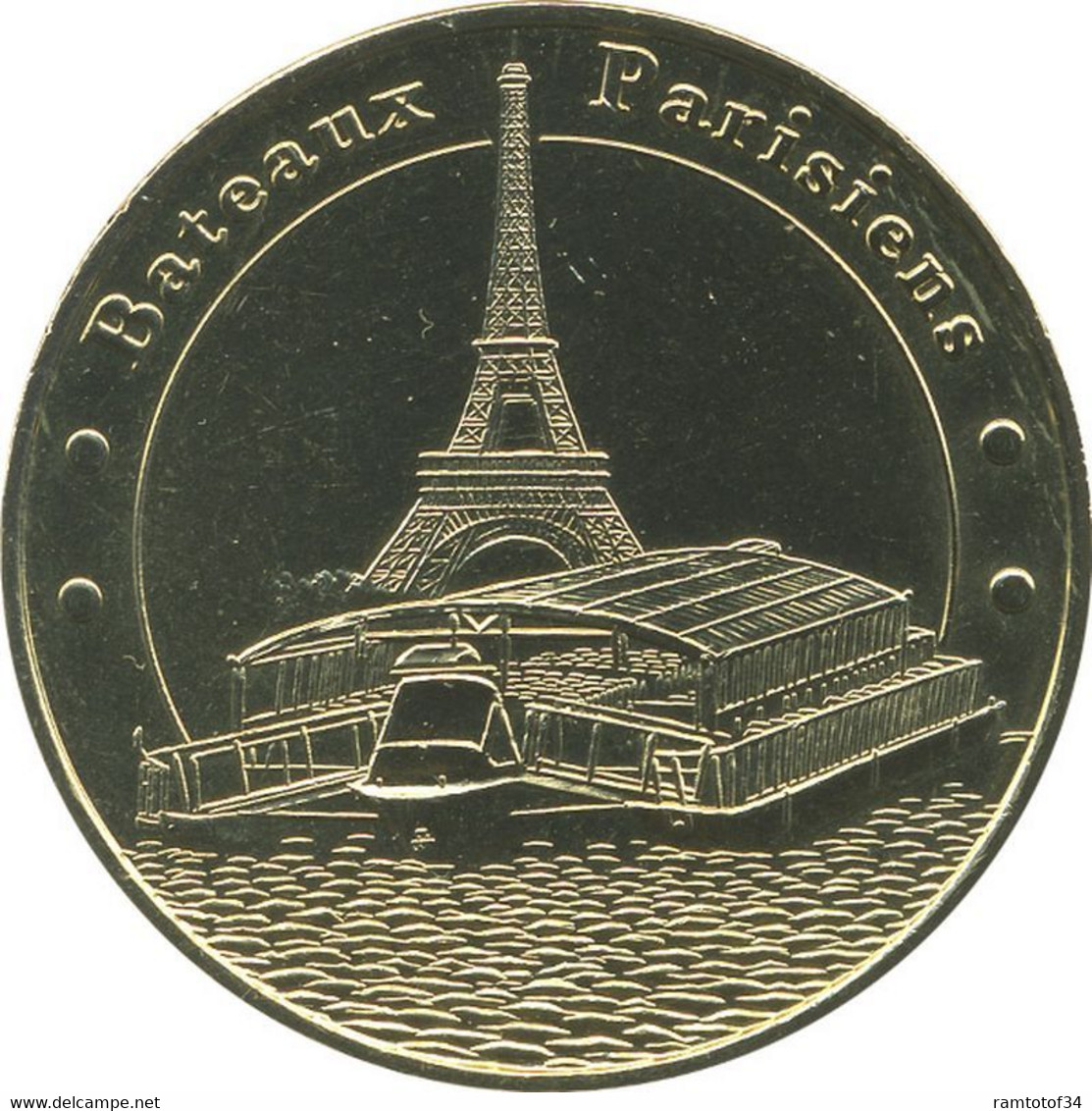 2006 MDP323 - PARIS - Bateaux Parisiens 2 (Face Cerclée) / MONNAIE DE PARIS - 2006