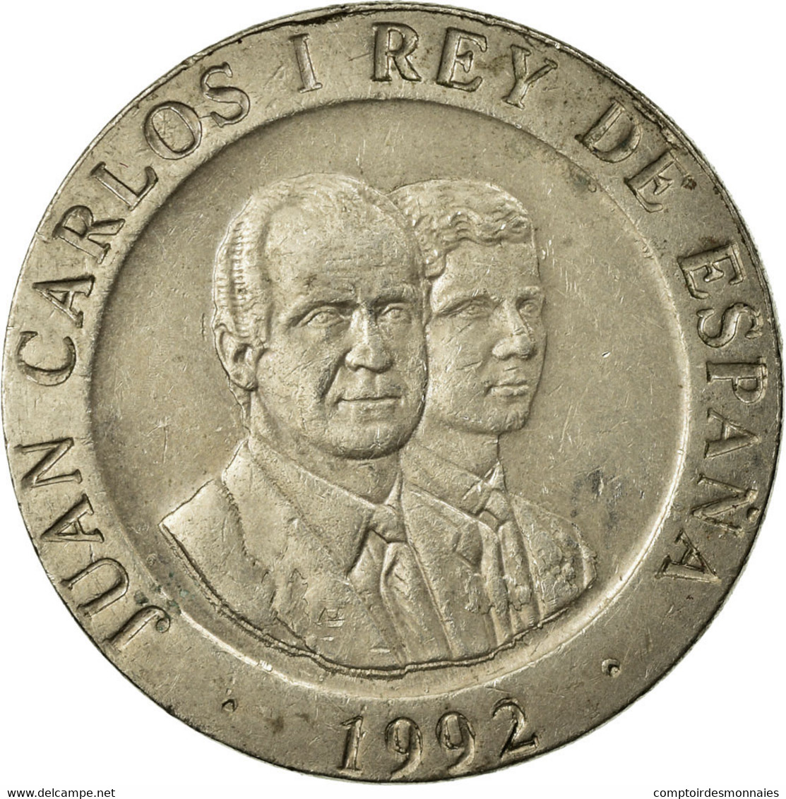 Monnaie, Espagne, Juan Carlos I, 200 Pesetas, 1992, TTB, Copper-nickel, KM:909 - 200 Peseta