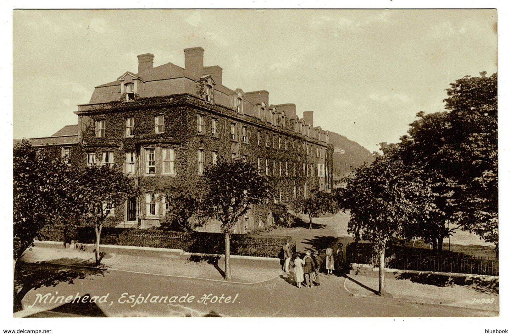 Ref  1516  -  Early Postcard - Esplanade Hotel Minehead - Somerset - Minehead