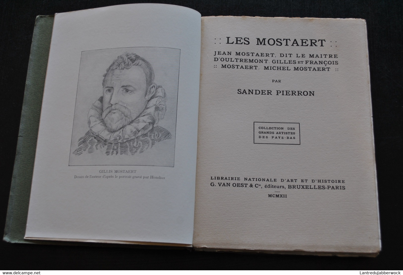 LES MOSTAERT JEAN DIT LE MAITRE D'OULTREMONT GILLES ET FRANCOIS MICHEL PAR SANDER PIERRON VAN OEST 1912 RARE - Kunst