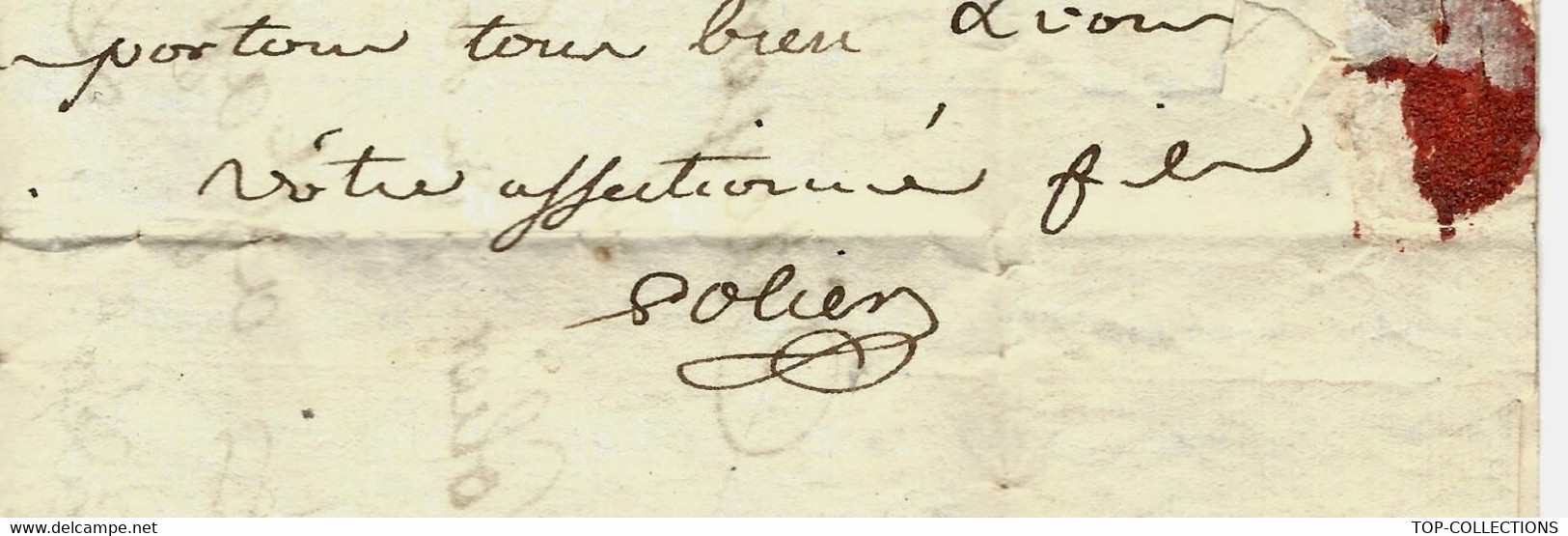 1799 PROTESTANTISME COMMERCE NEGOCE INTERNATIONAL Au XVIIII° S.  Famille SOLIER  à Marseille BE.VOIR SCANS+HISTORIQUE - Sonstige & Ohne Zuordnung