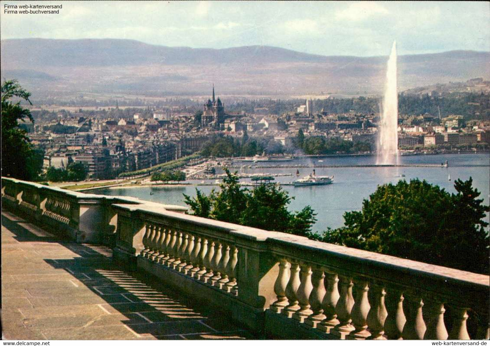 1134597  Geneve , La Rade Et La Ville Depuis Cologny - Cologny