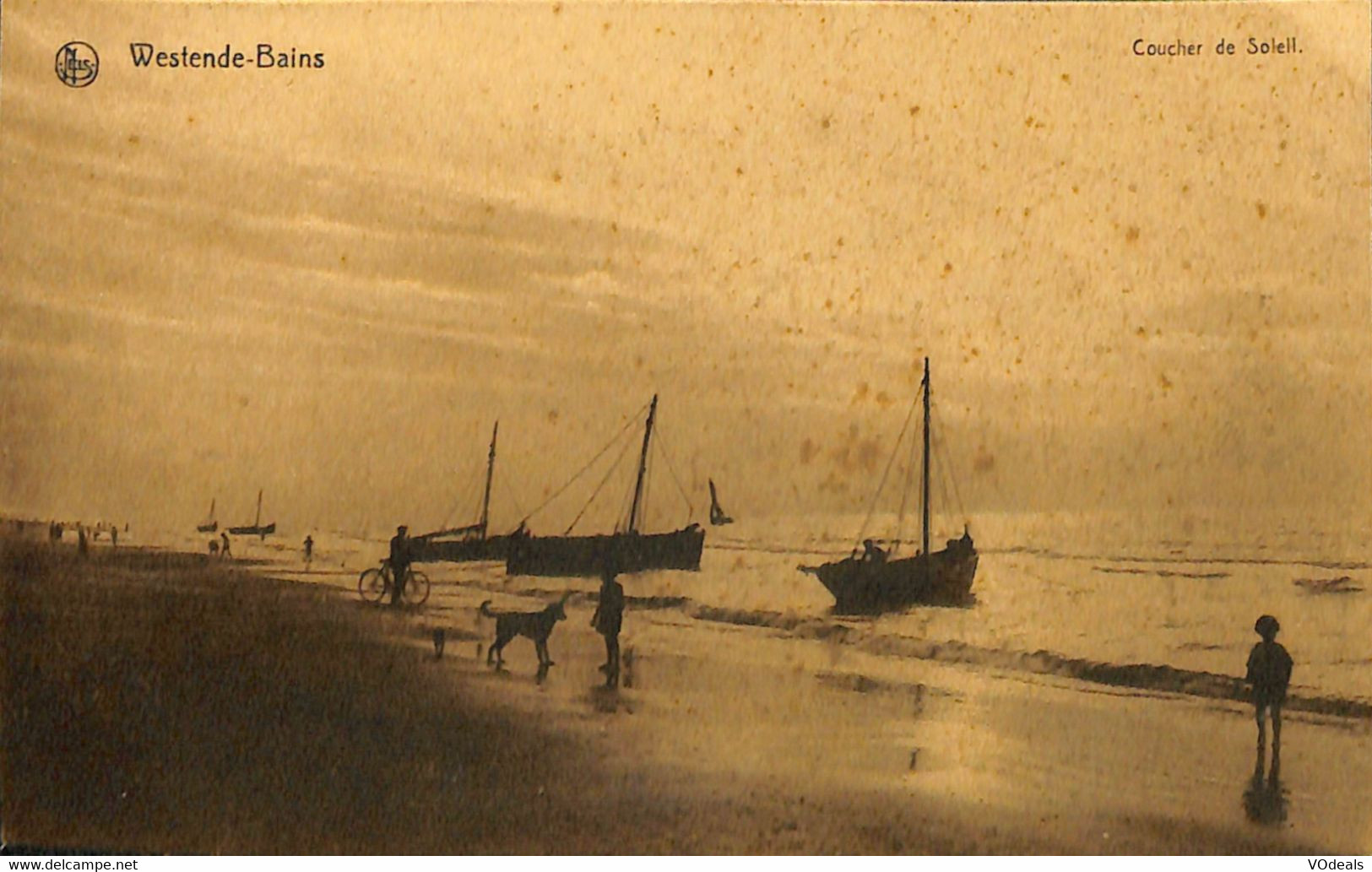 037 643 - CPA - Belgique - Westende-Bains - Coucher De Soleil - Westende