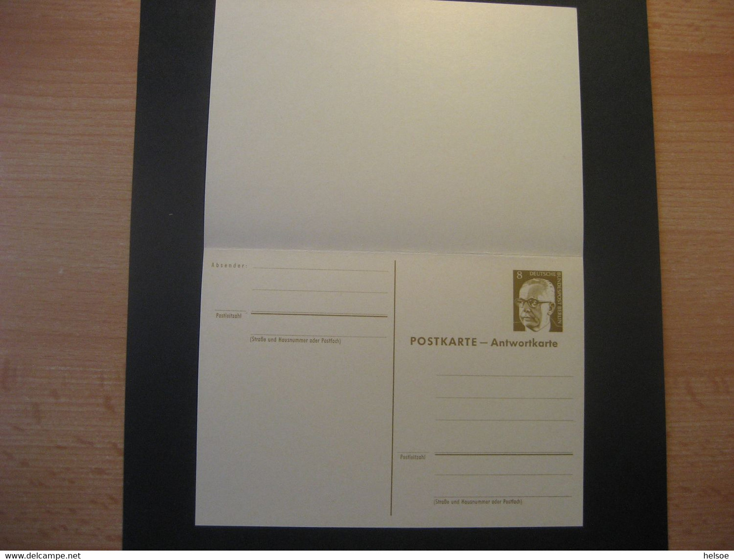 Deutschland Berlin 1972- Ganzsache Postkarte Mit Antwortkarte Gustav Heinemann Ungebraucht MiNr. P 86 - Cartes Postales - Neuves